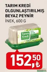 TARIM KREDİ OLGUNLAŞTIRILMIŞ BEYAZ PEYNİR İNEK 600 G TARIM KREDİ OLGUNLAŞTIRILMIŞ BEYAZ PEYNİR İNEK 600 G